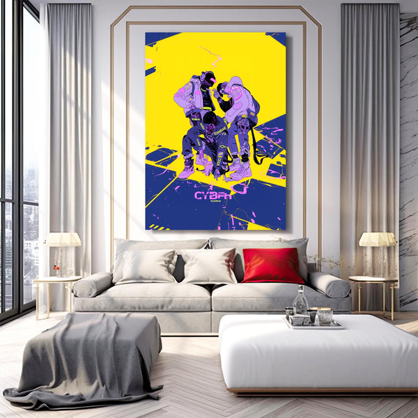 Trio Cyberpunk Art | MusaArtGallery™