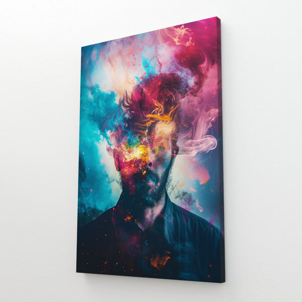 Trippy Art Canvas Decor