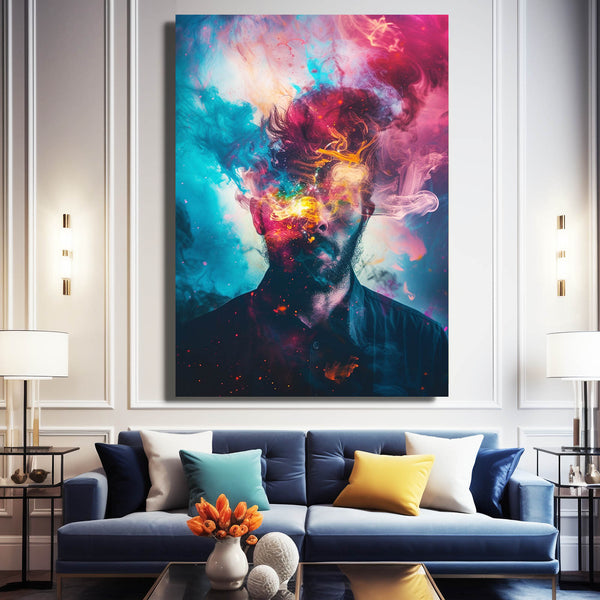 Trippy Art Canvas Decor