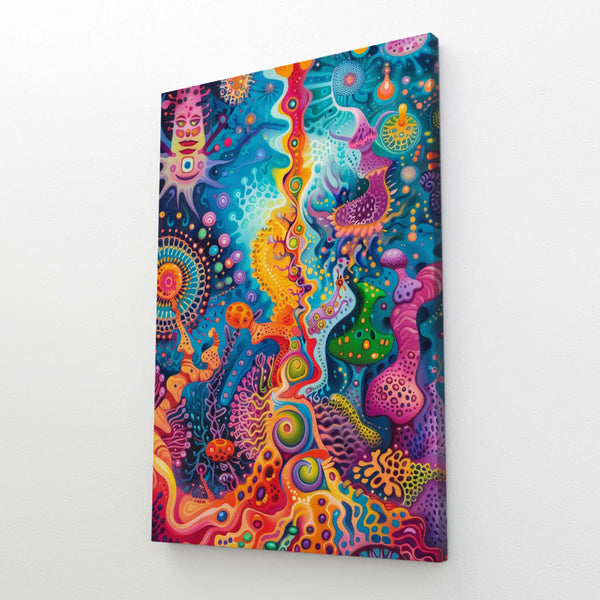 Trippy Colored Wall Art