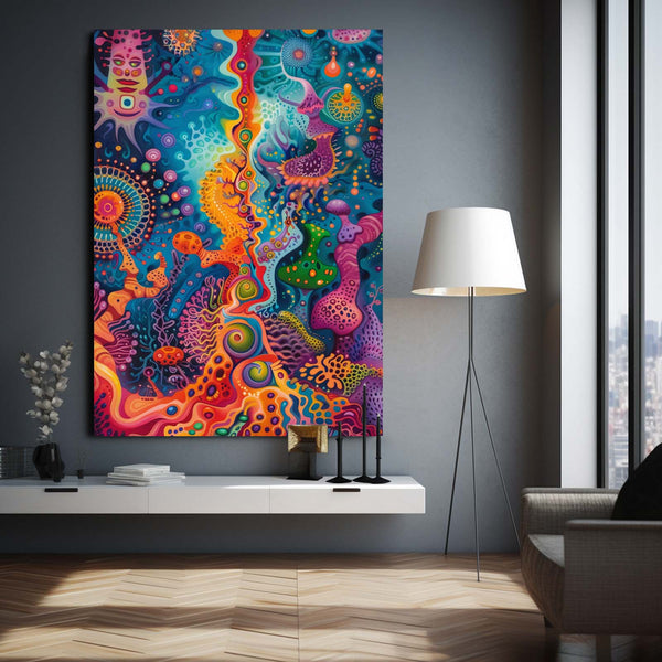 Trippy Colored Wall Art