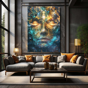 Trippy Face Wall Art | MusaArtGallery™