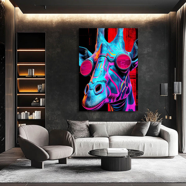 Trippy Giraffe Artwork