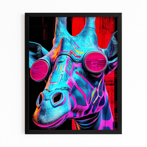 Trippy Giraffe Artwork