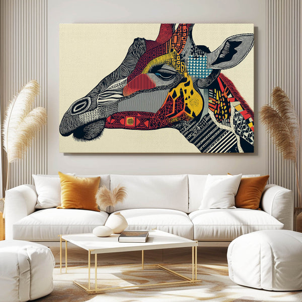 Trippy Giraffe Wall Decor