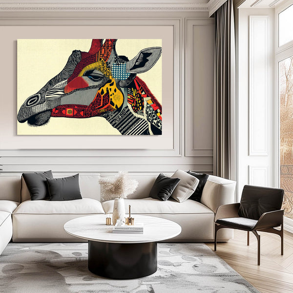 Trippy Giraffe Wall Decor