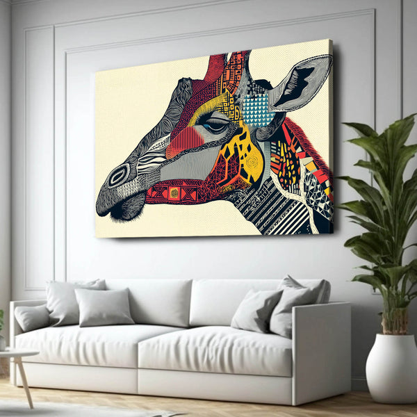 Trippy Giraffe Wall Decor