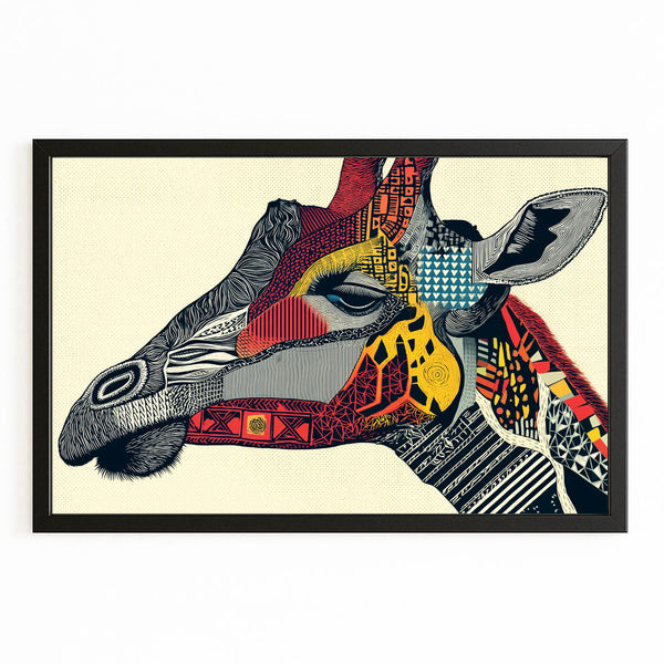 Trippy Giraffe Wall Decor