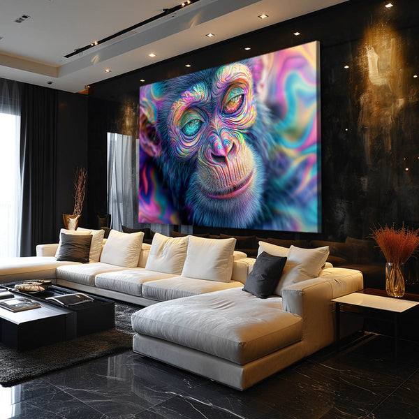 Trippy Monkey Wall Art