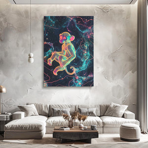 Twin Monkey Art