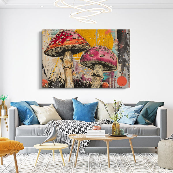 Trippy Mushroom Art | MusaArtGallery™