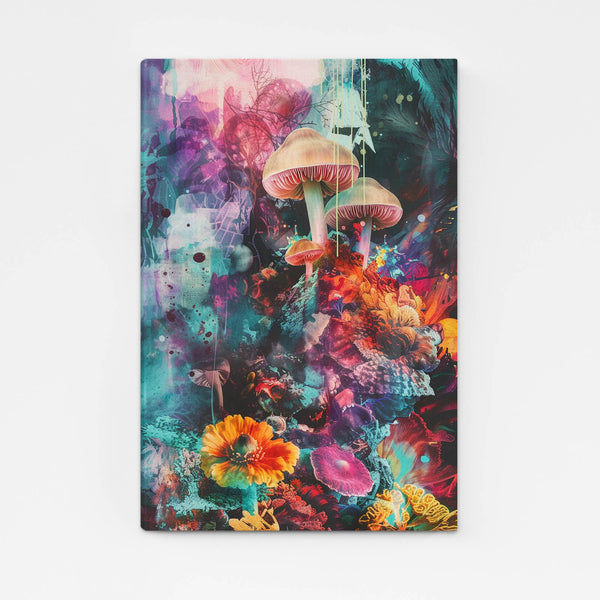 Trippy Mushroom Wall Art | MusaArtGallery™