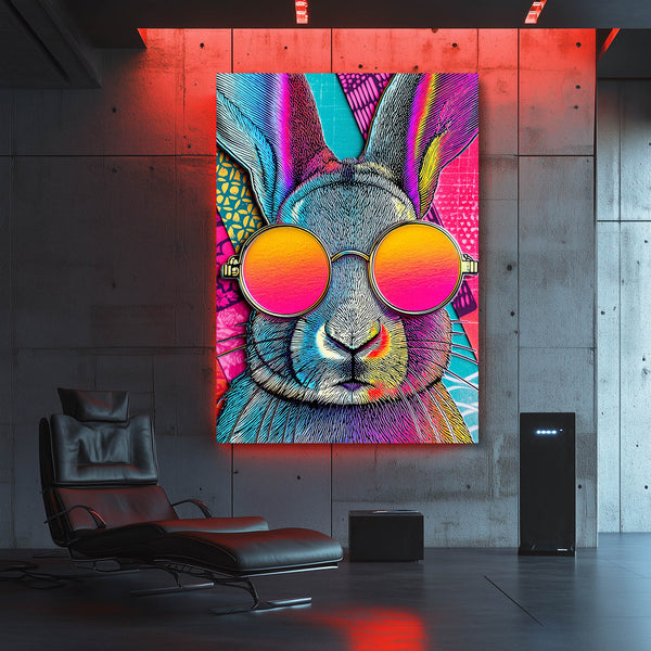 Trippy Rabbit Wall Art