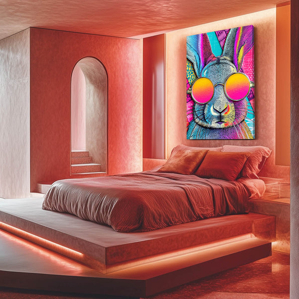 Trippy Rabbit Wall Art