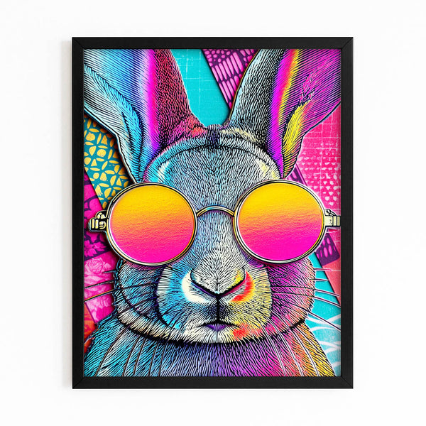 Trippy Rabbit Wall Art