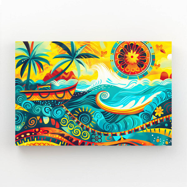 Tropical Bliss Mexican Wall Art | MusaArtGallery™