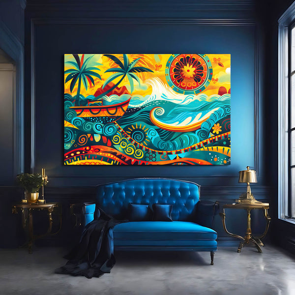 Tropical Bliss Mexican Wall Art | MusaArtGallery™