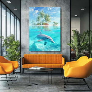 Tropical Dolphin Art
