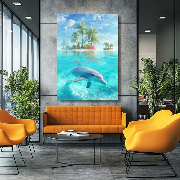 Tropical Dolphin Art