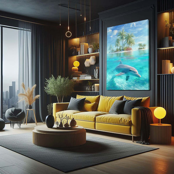 Tropical Dolphin Art
