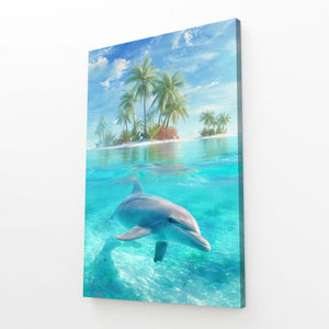 Tropical Dolphin Art