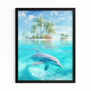 Tropical Dolphin Art