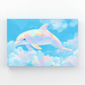 Turquoise Dolphin Art