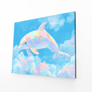 Turquoise Dolphin Art
