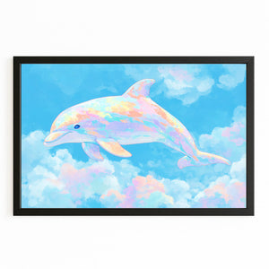 Turquoise Dolphin Art