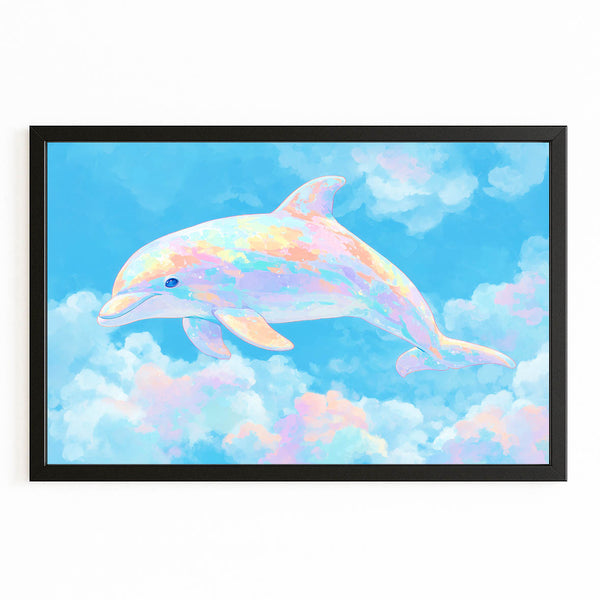 Turquoise Dolphin Art