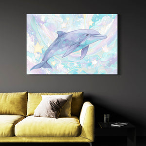Turquoise Dolphin Wall Decor