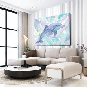 Turquoise Dolphin Wall Decor