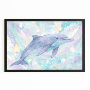 Turquoise Dolphin Wall Decor