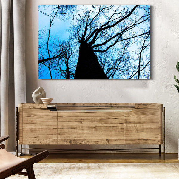 Twilight Silhouette Tree Art | MusaArtGallery™