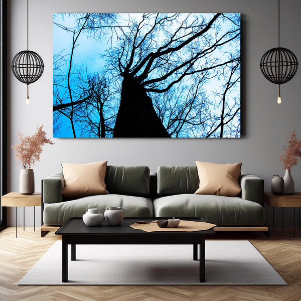 Twilight Silhouette Tree Art | MusaArtGallery™