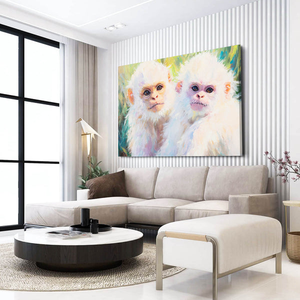 Twin Monkey Art