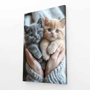 Two Cats Cute Art