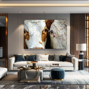 Two Cow Wall Art