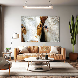 Two Cow Wall Art