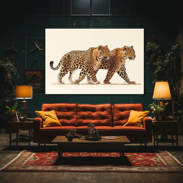 Two Leopard Wall Art