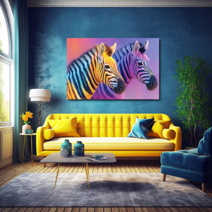 Two Zebra Artwork