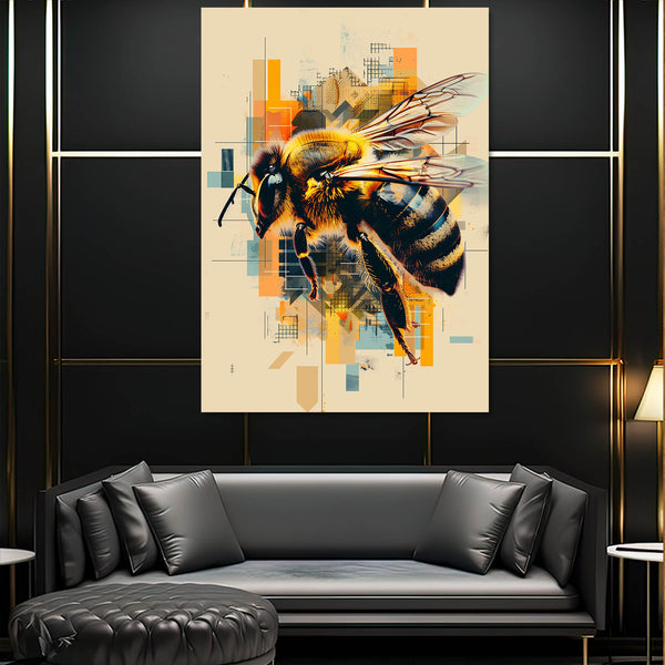 Urban Buzz Bee Art | MusaArtGallery™