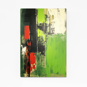 Urban Energy Green Abstract Art | MusaArtGallery™