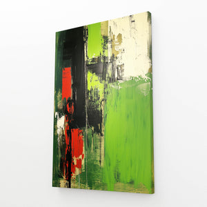 Urban Energy Green Abstract Art | MusaArtGallery™