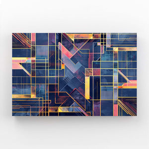 Urban Geometry Abstract Art | MusaArtGallery™