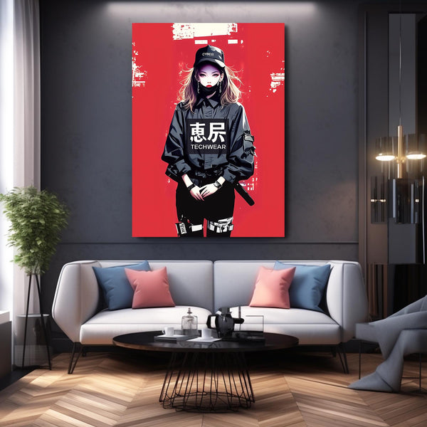 Urban Samurai Cyberpunk Art | MusaArtGallery™