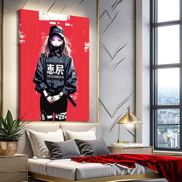 Urban Samurai Cyberpunk Art | MusaArtGallery™