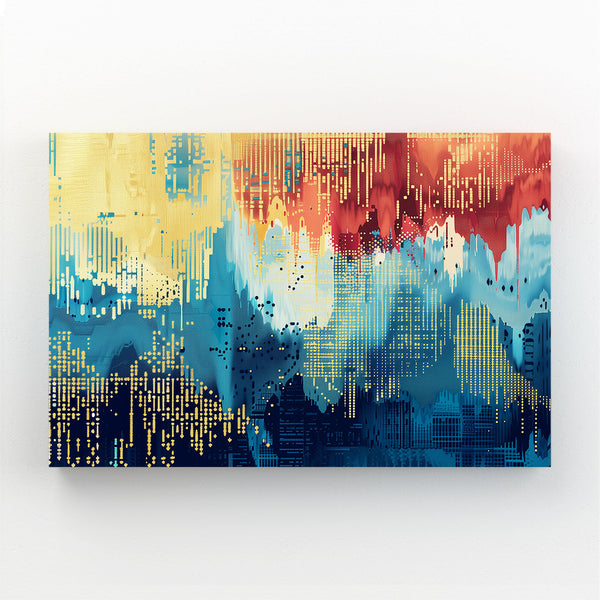 Urban Skyline Abstract Art | MusaArtGallery™