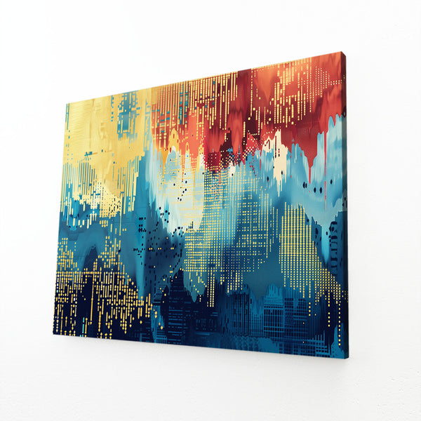 Urban Skyline Abstract Art | MusaArtGallery™