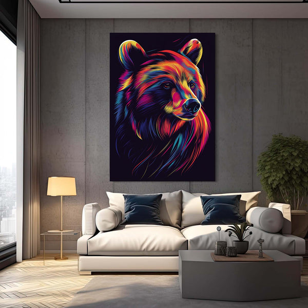 Vector Bear Wall Art